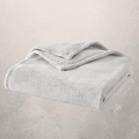 PLAIDS COCOONING - Plaid Classique Gris Clair