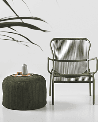 VINCENT SHEPPARD Otto-Pouf Ø 52 cm H 42 cm